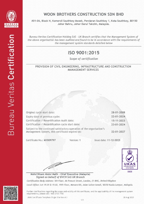 Certified to ISO 9001:2015
